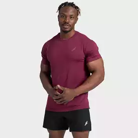 Power Regular Fit Tee - Burgundy