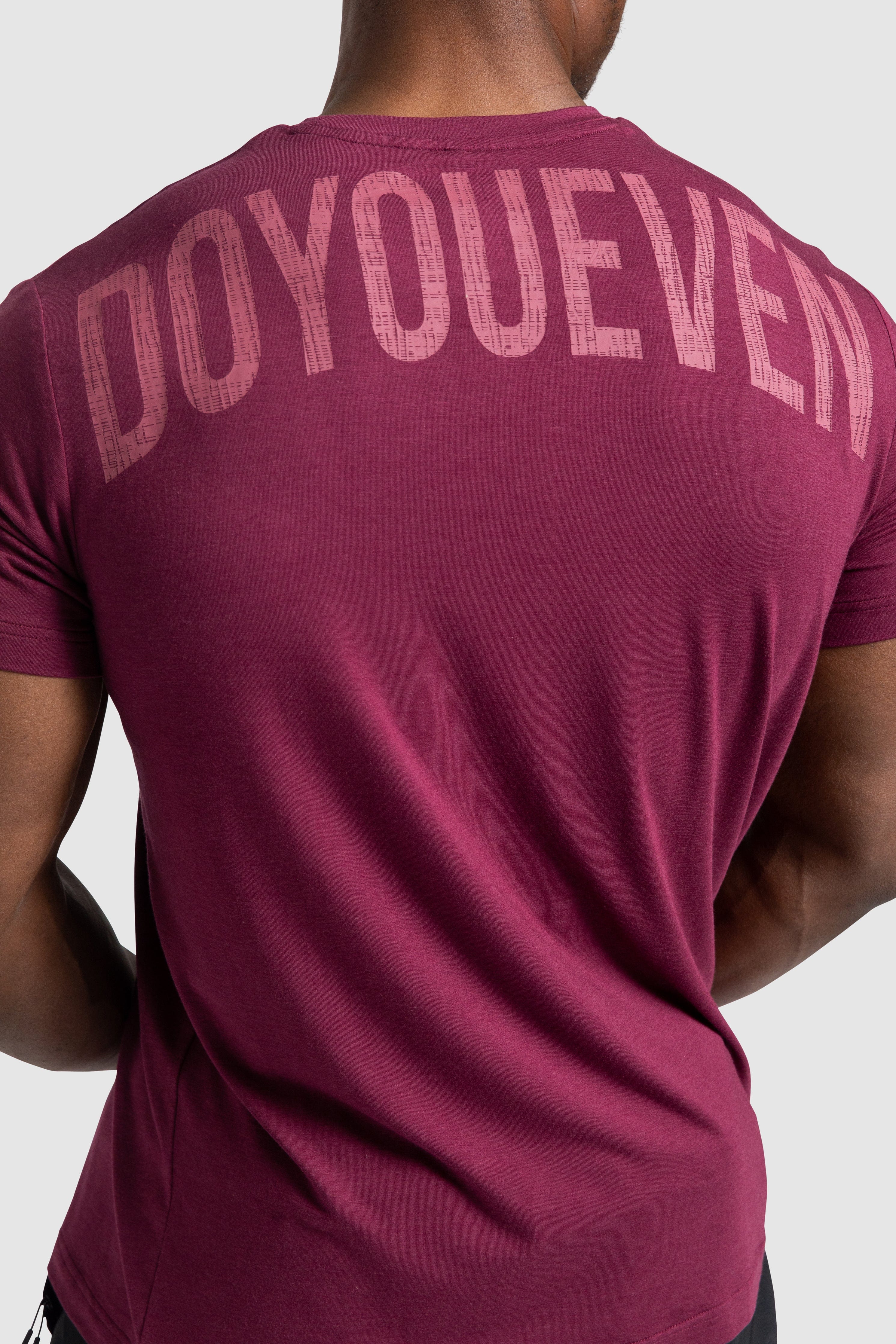 Power Regular Fit Tee - Burgundy