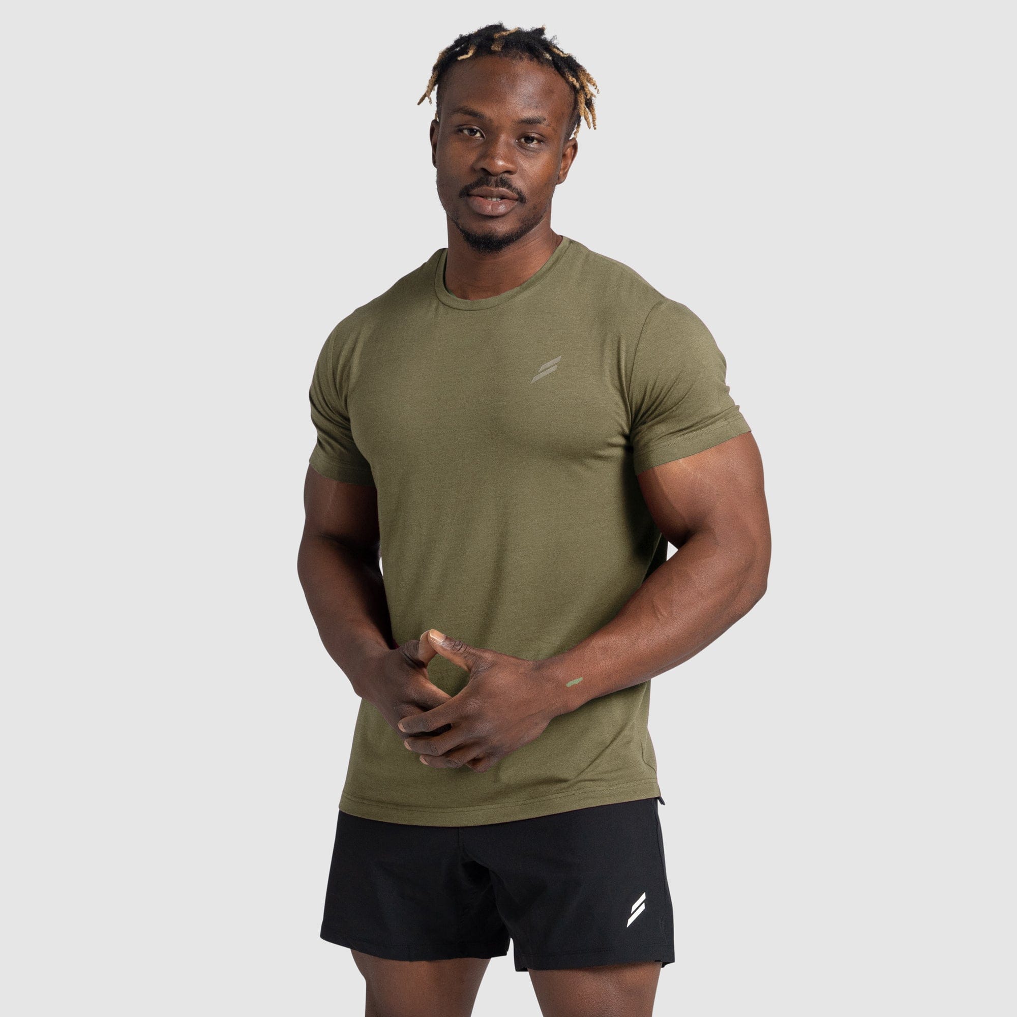 Power Regular Fit Tee - Olive