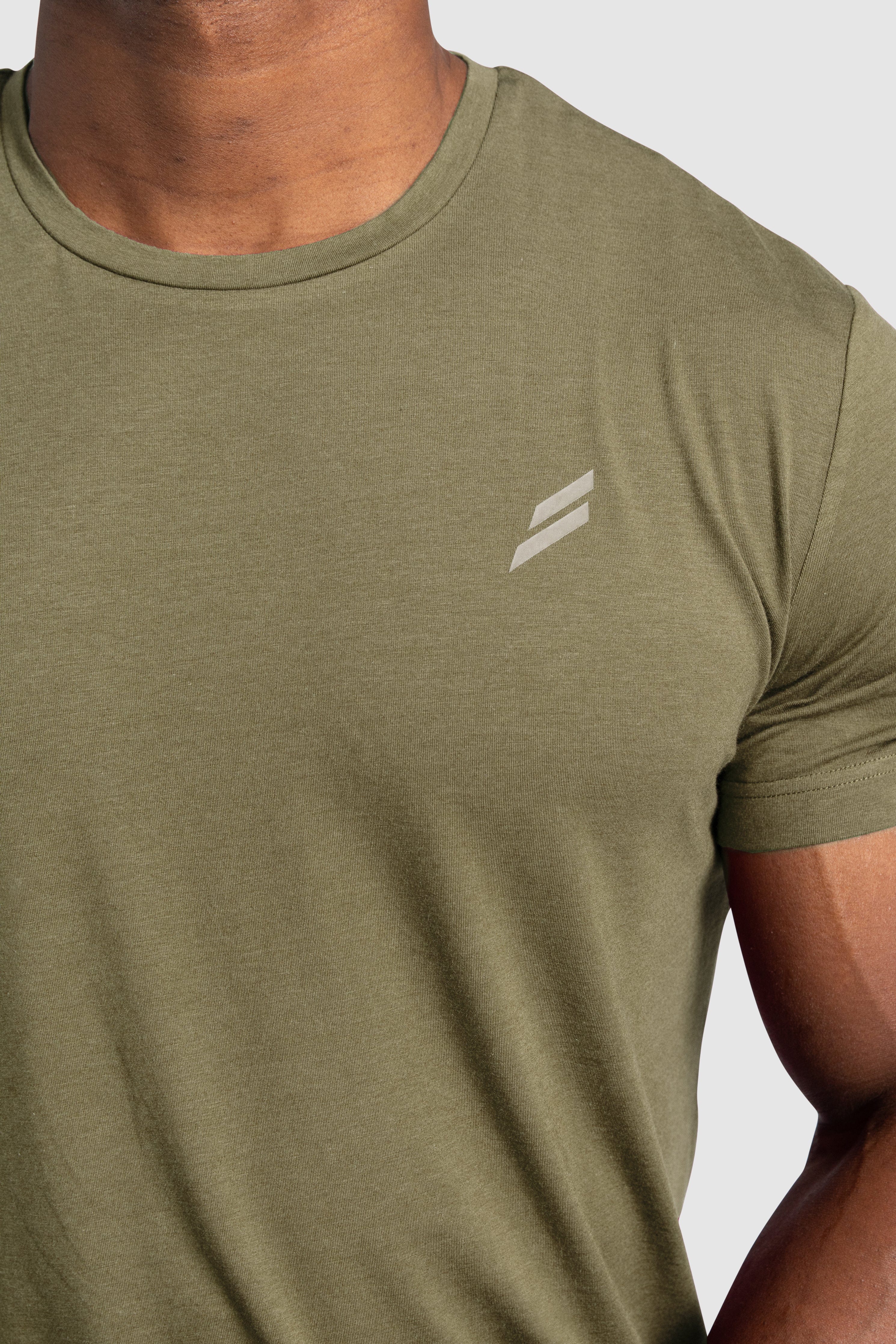 Power Regular Fit Tee - Olive