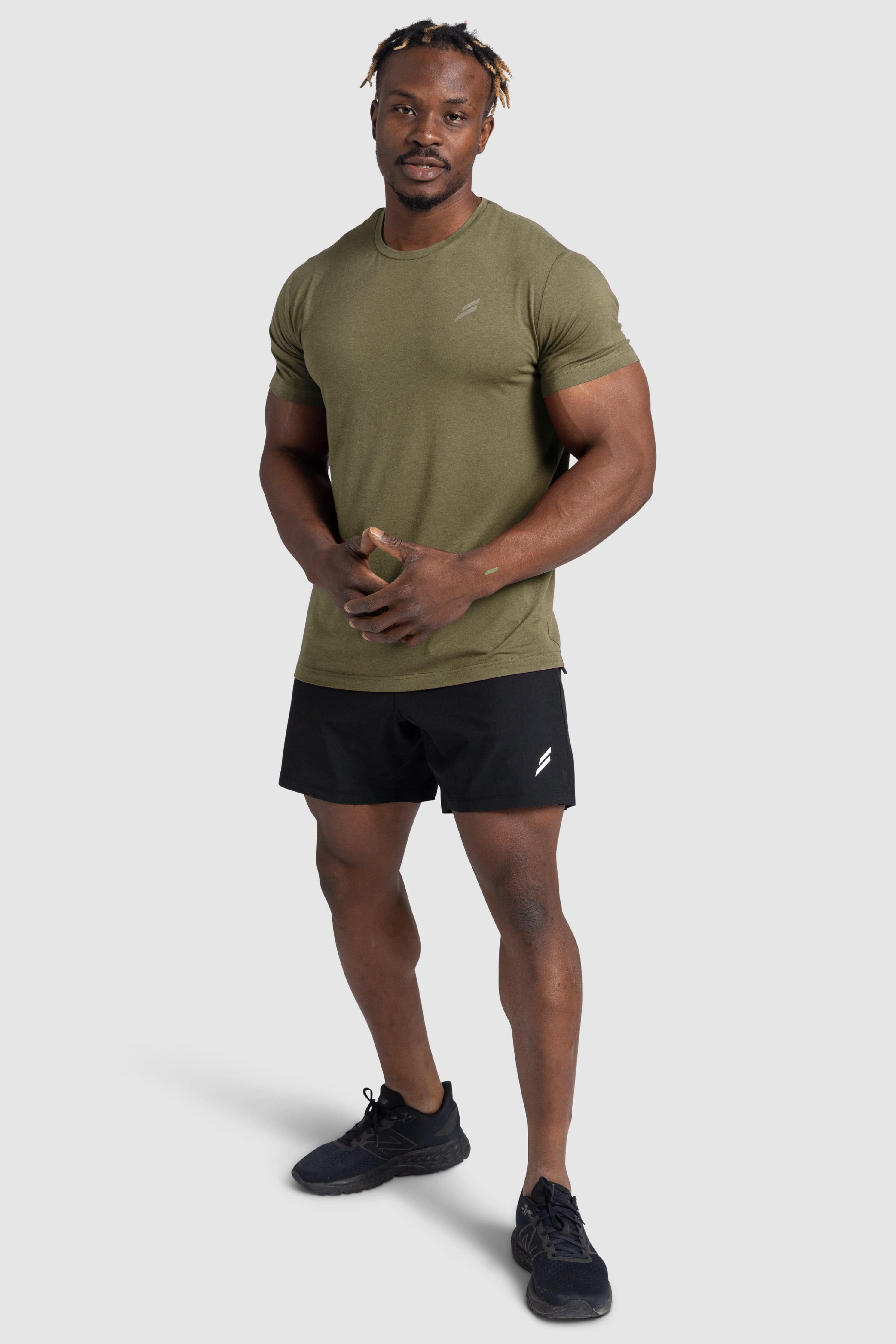 Power Regular Fit Tee - Olive