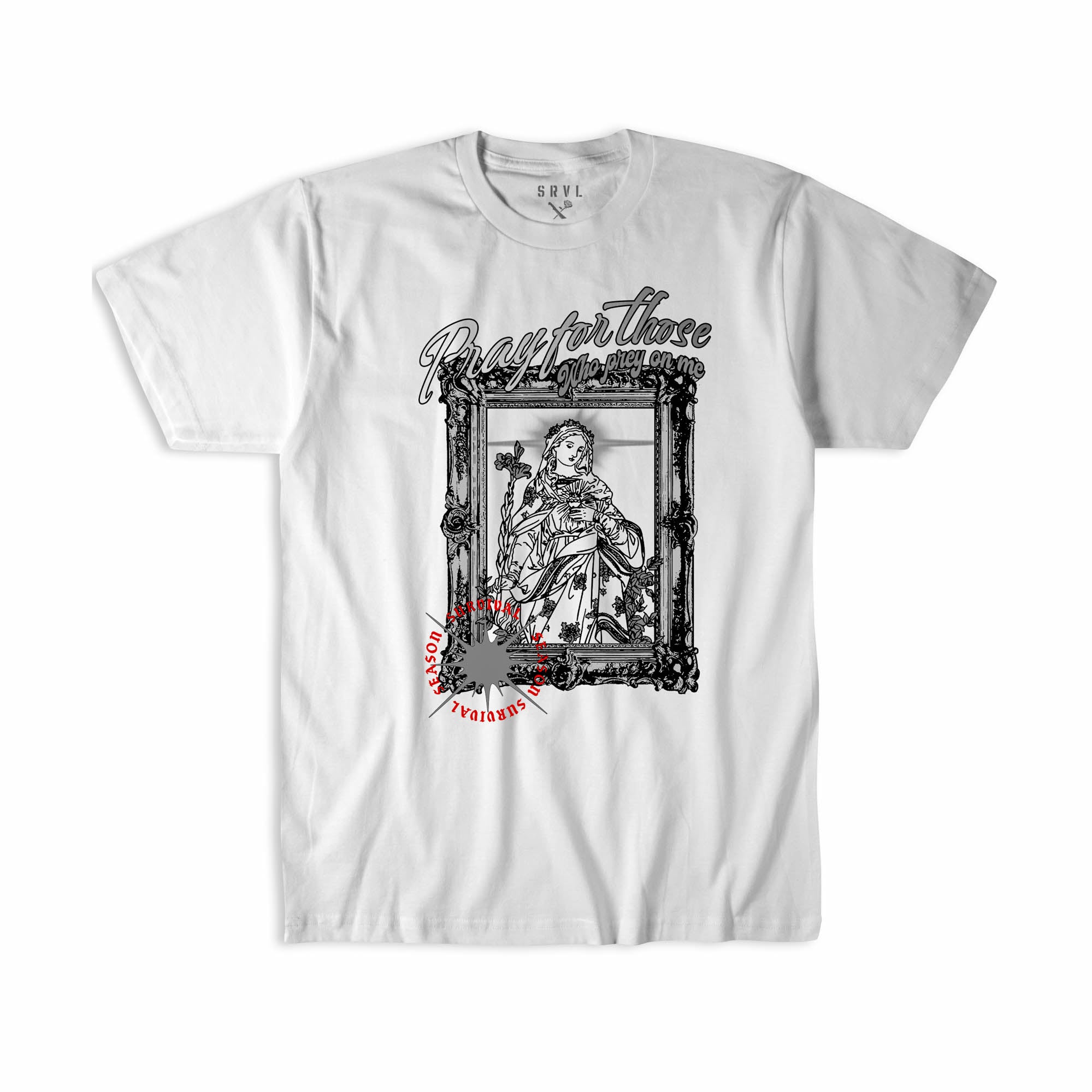 PRAYING SEASON TEE (WHITE)