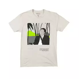 SCARFACE ABSTRACT TEE GREY/NEON