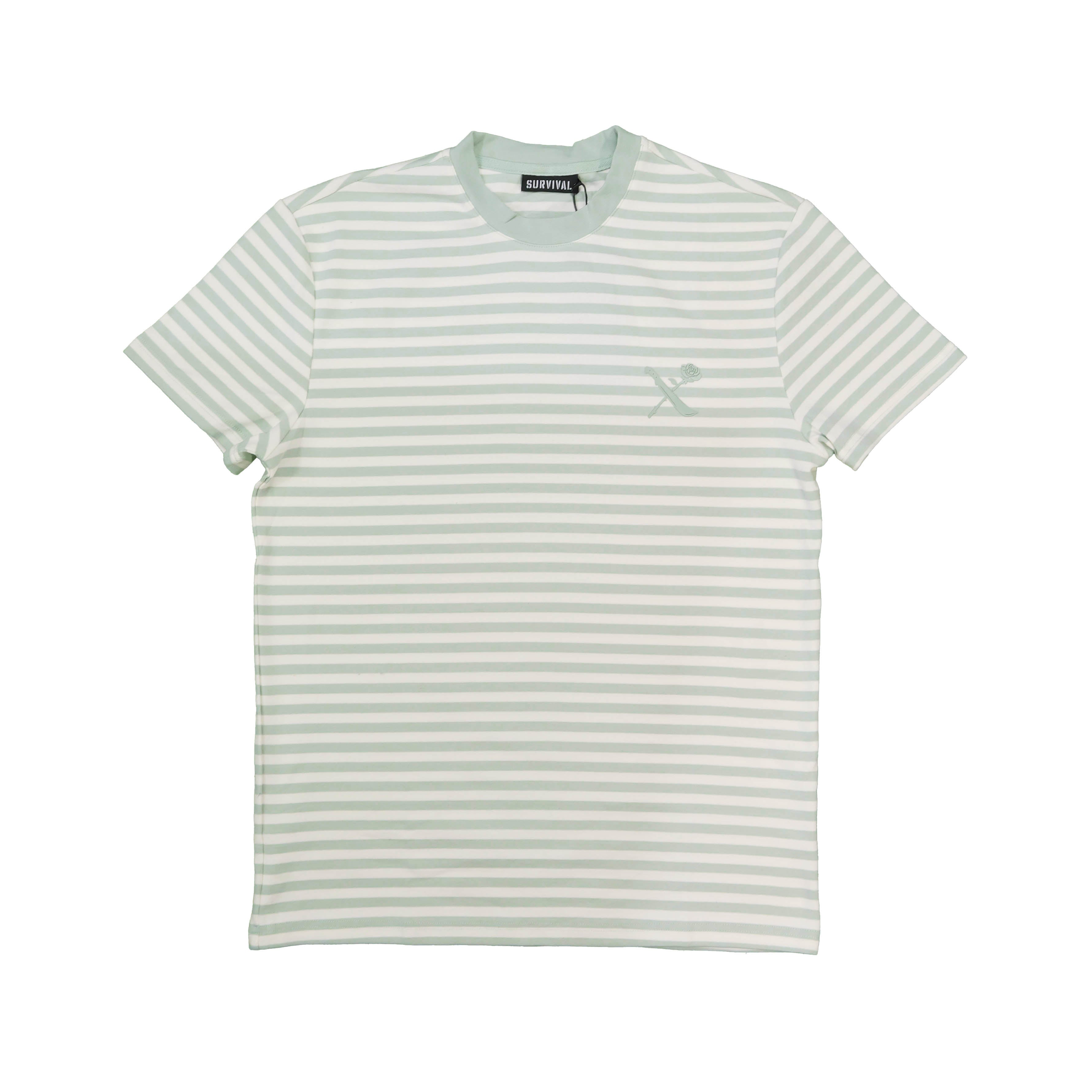 SOTF STRIPE TEE SAGE GREEN/WHITE