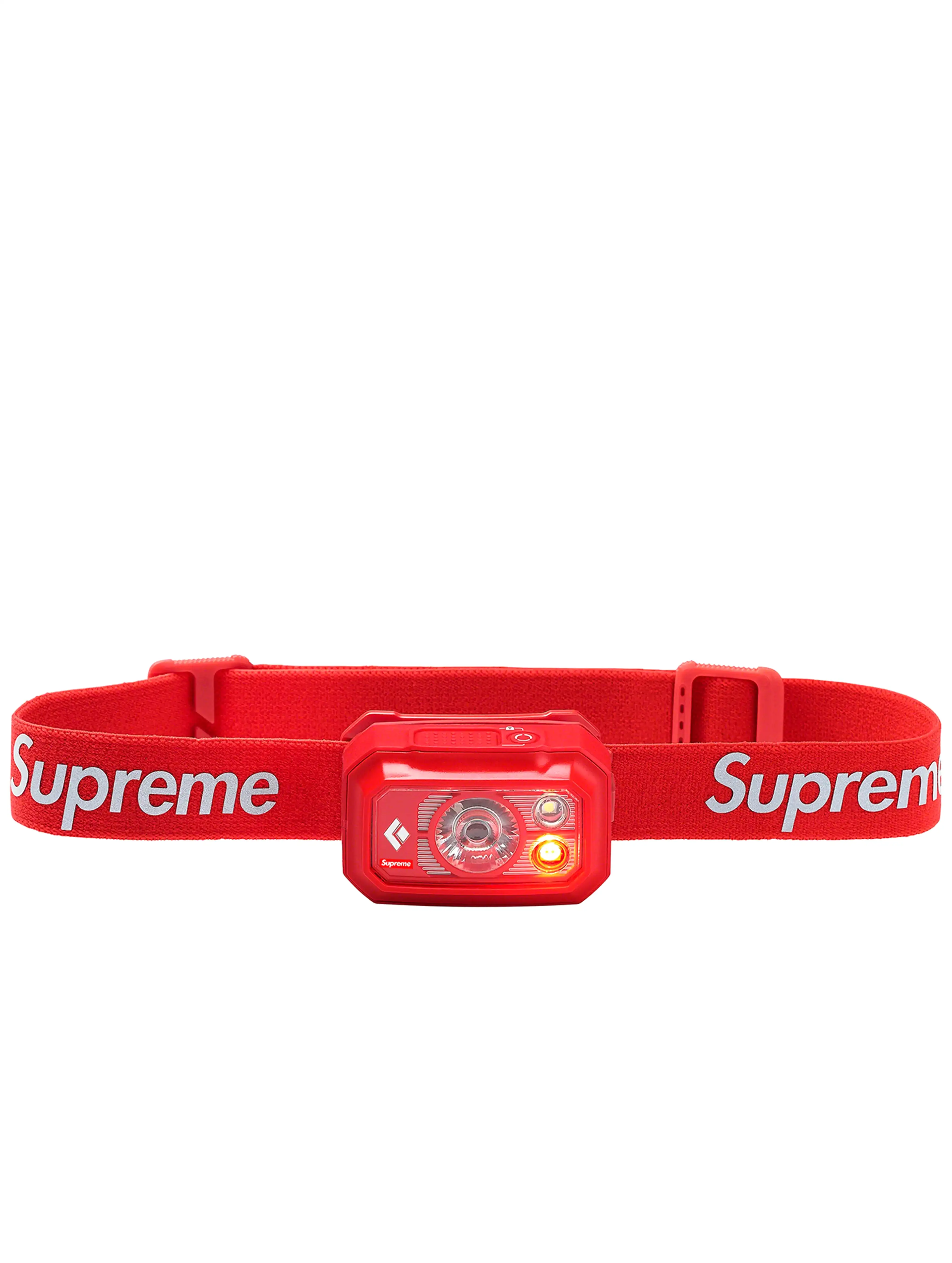 Supreme X Black Diamond Storm 400 Headlamp Red [FW20]