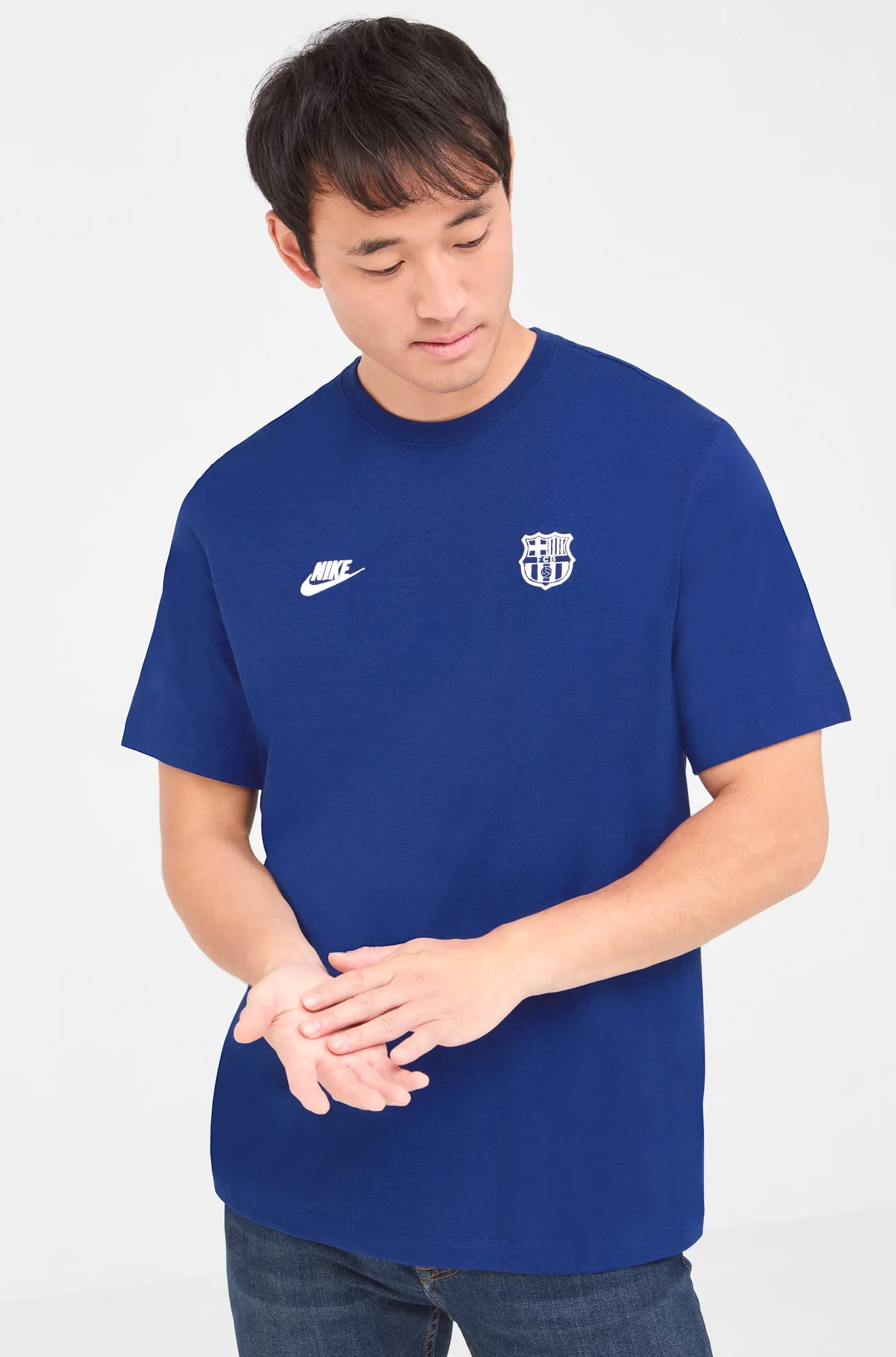 T-shirt blue shield Bara Nike