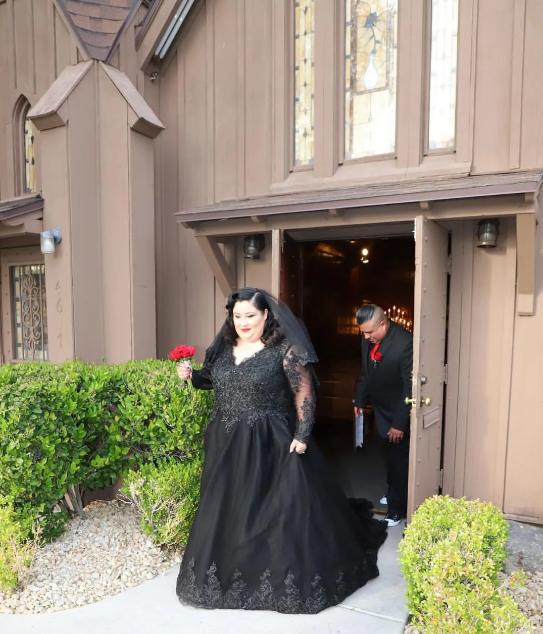 The Luxe Black Wedding Dress