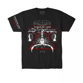 TUNED OUT TEE BLACK