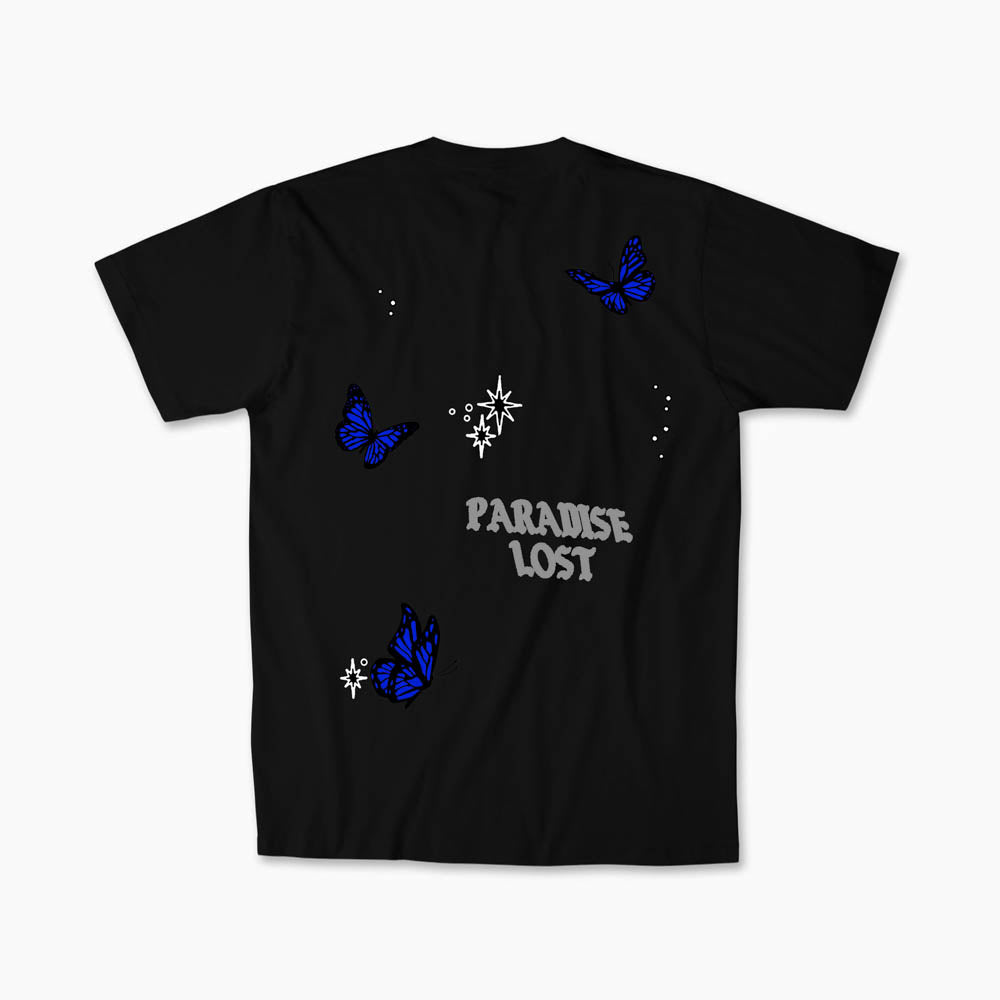 UNLIMITED TEE BLACK/ROYAL