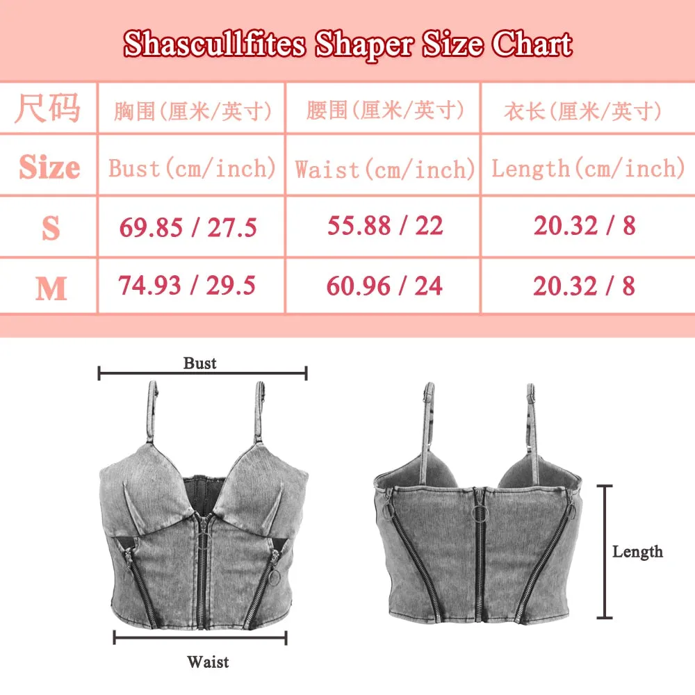 Women's Black Crop Top Middle Waist Shorts Shaper Sportswear Set