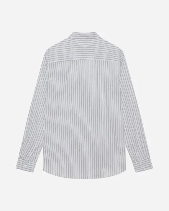 Wood Wood Timothy paper poplin white stripes