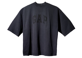 Yeezy Gap Engineered by Balenciaga Dove 3/4 Sleeve Tee Black